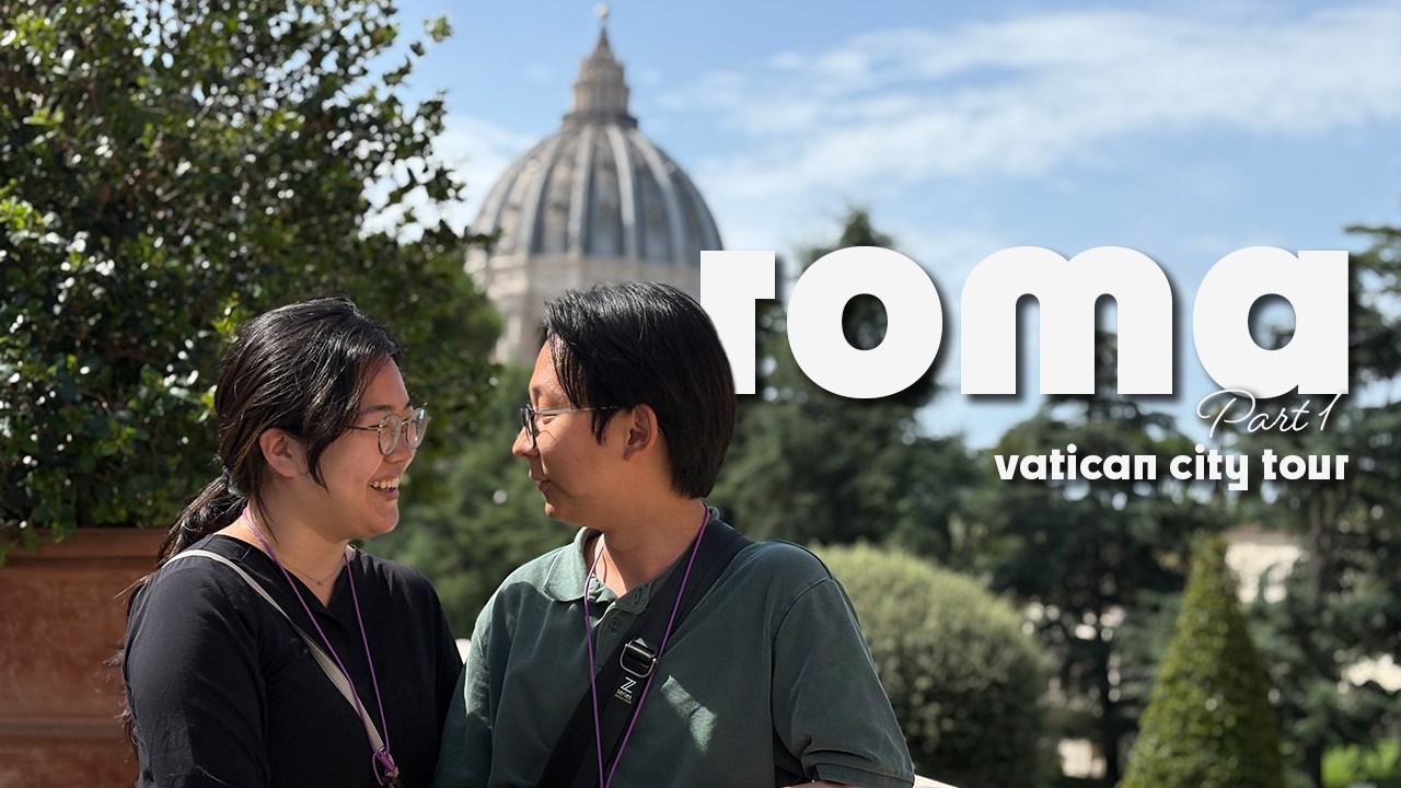 [트래블로그 로마편 EP.1] First Day in Rome & Vatican Tour | 로마 도착한 날 & 바티칸투어