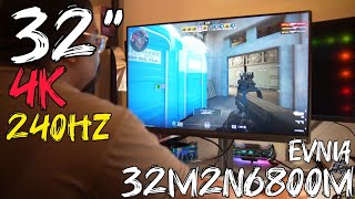 EVNIA Mini-LED 32M2N6800M  | 32' 4K 144Hz Gaming Monitor - 2 Weeks Later Review