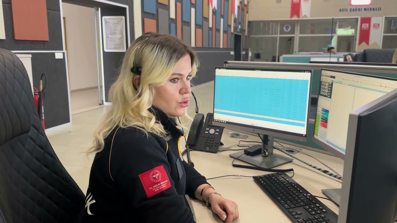 Acil Çağrı Merkezi Operatörümüz Telefonda Hayat Kurtardı...