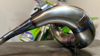How to Make Your 2 Stroke Exhaust Pipe Look New Again - Unbelievable Transformation