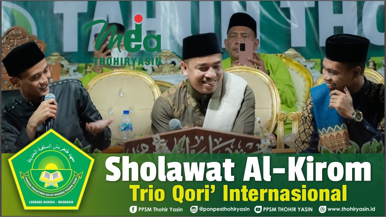 Sholawat al kirom Trio Qori' Internasional Terbaru...