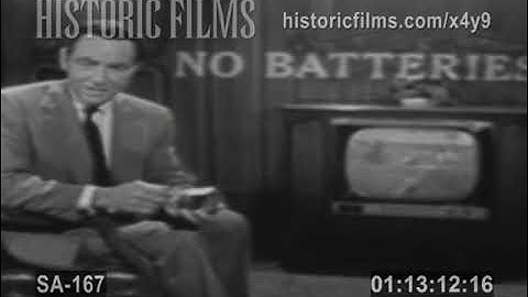 FIRST TELEVISION REMOTE !  1958 Zenith "Space Command"