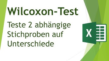 Wilcoxon-Test (Wilcoxon-Vorzeichen-Rang-Test ) in Excel durchführen - Daten analysieren in Excel(36)