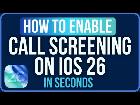 How to Turn on Call Screening iOS 26 [EASILY] | Enable Call Screening iOS 26