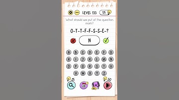 Brain Test Tricky Puzzles Level 133 Answer | What should we put at the question mark?