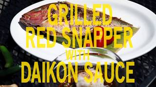 Andrew Zimmern Cooks: Japanese-Style Grilled Red Snapper