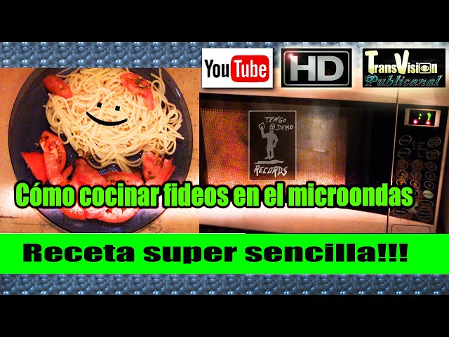 🍝 Cómo cocer pasta en el microondas ▶️ ig @patriortega_nutricion Vi