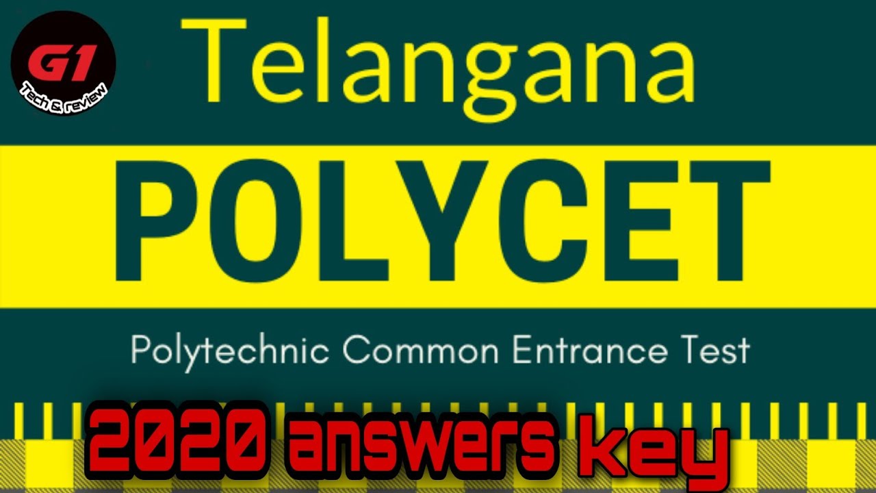 TS Polycet 2020 answers key