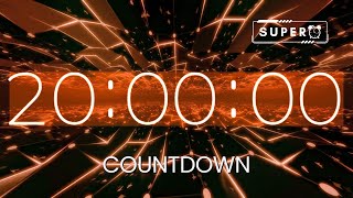 Super Countdown Timer  for [ 20:00 MINUTES ]⏰ +  'Rhythmic Musik' #timer  #countdown