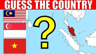Guess The Country on The Map – MEDIUM LEVEL | Geography Quiz Challenge screenshot 1