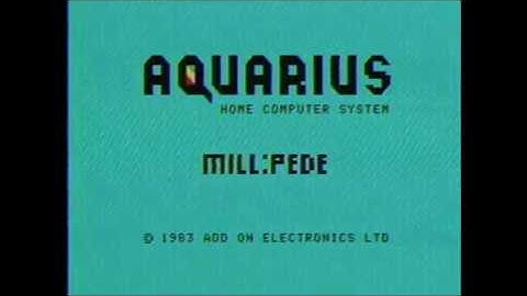 Millypede - Mattel Aquarius
