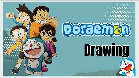Doraemon Drawing, Outline Tutorial, Art Competition Update video