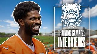 QB Past and Future! Bernie talks with Shedeur!! | Training Camp Interviews