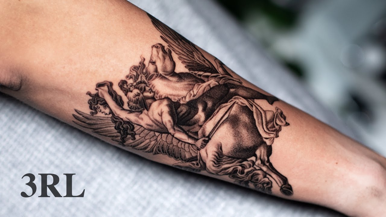 WATCH THIS if you like Greek Mythology Tattoos | Time-lapse | 3RL