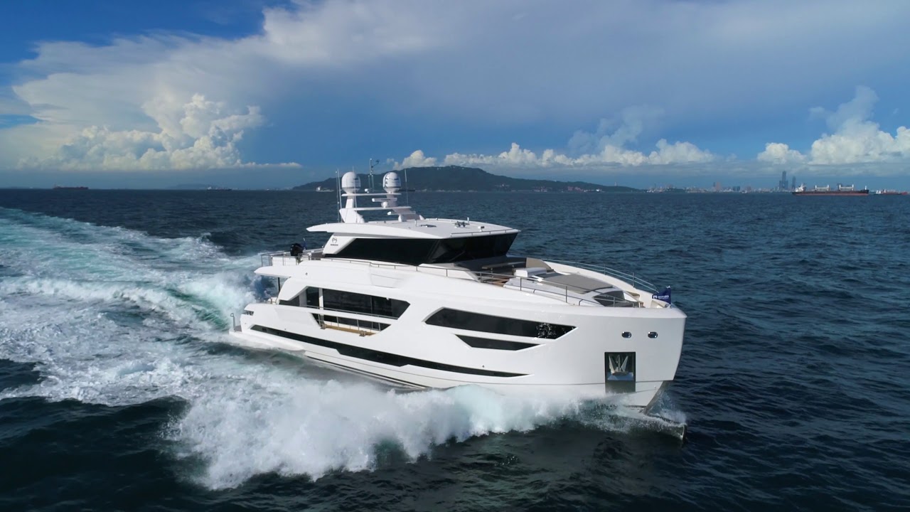 Horizon FD87 Skyline Hull 10 Sea Trial Video