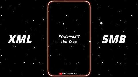 HIRO TIPE KA XML❤️💘 New Trending Love Video Alight Motion XML Present || Amir official  Edits 🔥#xml