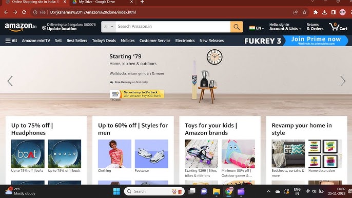 Amazon Clone html css Free source Download | Building AMAZON Clone Project using HTML5 @rjksharma - YouTube amazon-clone-html-css-free-source-download-building-amazon-clone-project-using-html5-rjksharma-youtube