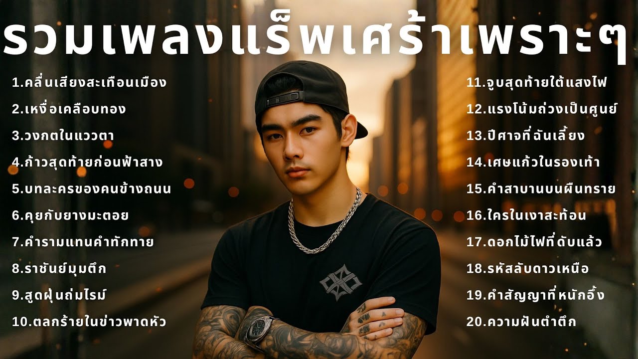 รวมเพลงแร็ป - ฮิปฮอปสุดชิลล์ ฟังเพลินยาวๆ| เพลงแร็พไทย [9]
