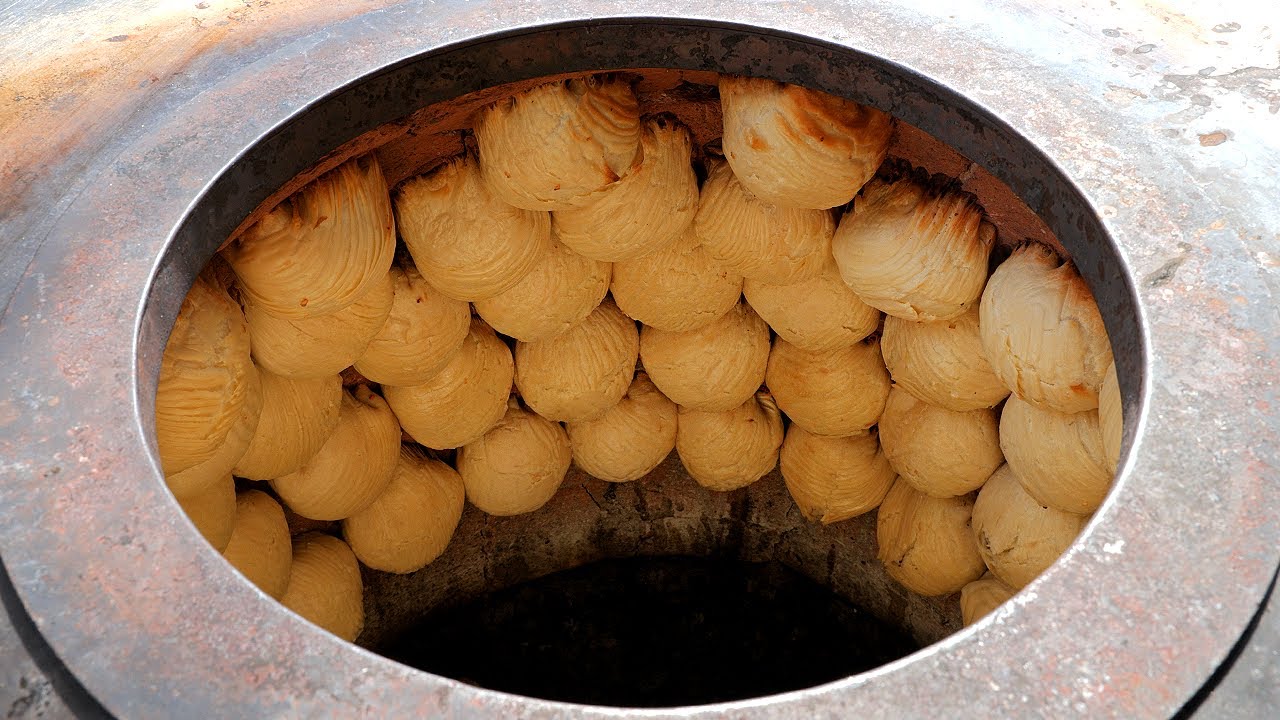 ⁣육즙가득! 우즈벡 전통 고기빵 / juicy bomb uzbekistan traditional meat buns