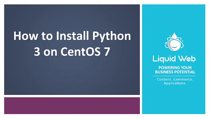 How To Install Python3 On CentOS 7