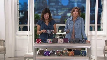 Lug Small Accordion Wallet with RFID - Splits on QVC