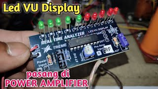 How to Install an LED VU Display on a Power Amplifier || Lights up to the beat of the music