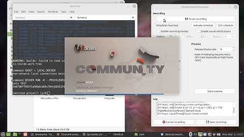 Docker desktop {{ flatpak dbeaver alpine }} database gui