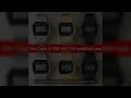 Stainless Steel Case Mod Kit for Casio A158/A159 WA/F91-Metal Bezel with Waterproof Seal Glass Lens