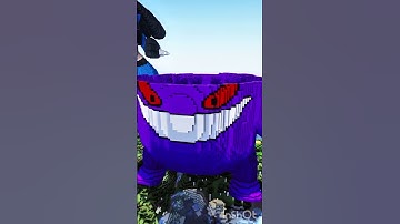 Minecraft Pokemon gengar build #minecraftcreative #minecraft #minecrafbuilds #minecraftpe