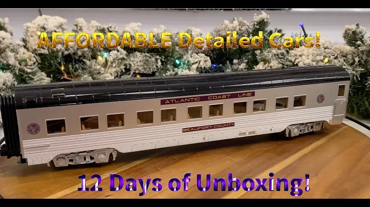 AFFORDABLE Atlantic Coast Line Passenger Cars! - Gizmo Trains 12 Days of Unboxing