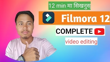 Filmora 12 Complete Video Editing Course in Nepali