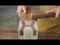 IMPOSSIBLE Ideas Hand Cut Mitered Dovetails, Amazing Woodworking Joints Skills