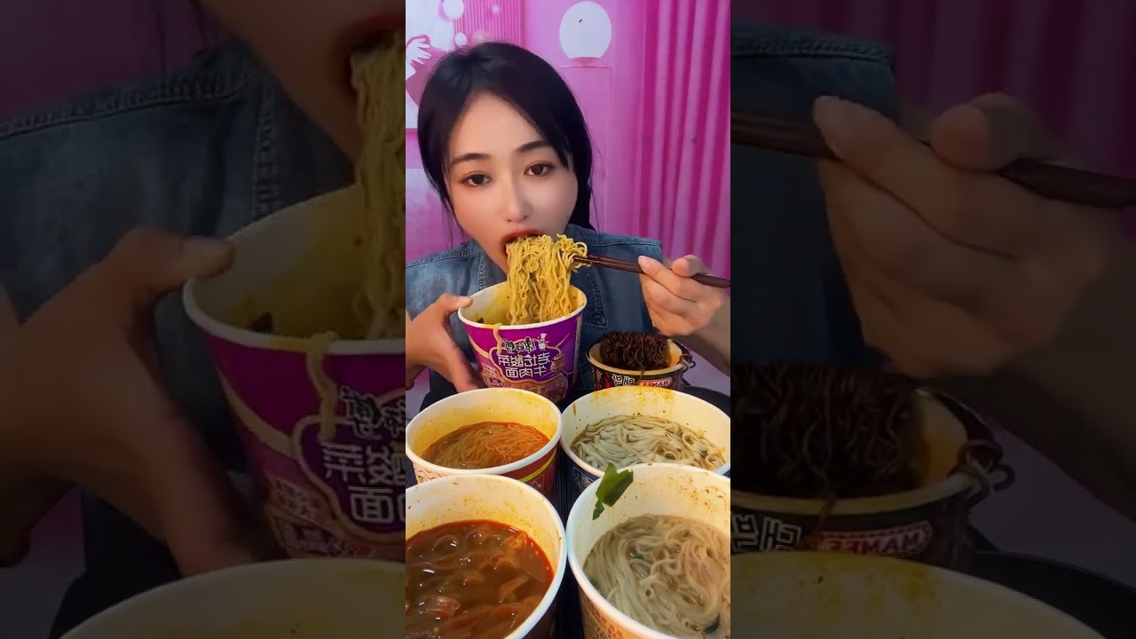 [ASMR ] Mukbang : Fast eat noodles 