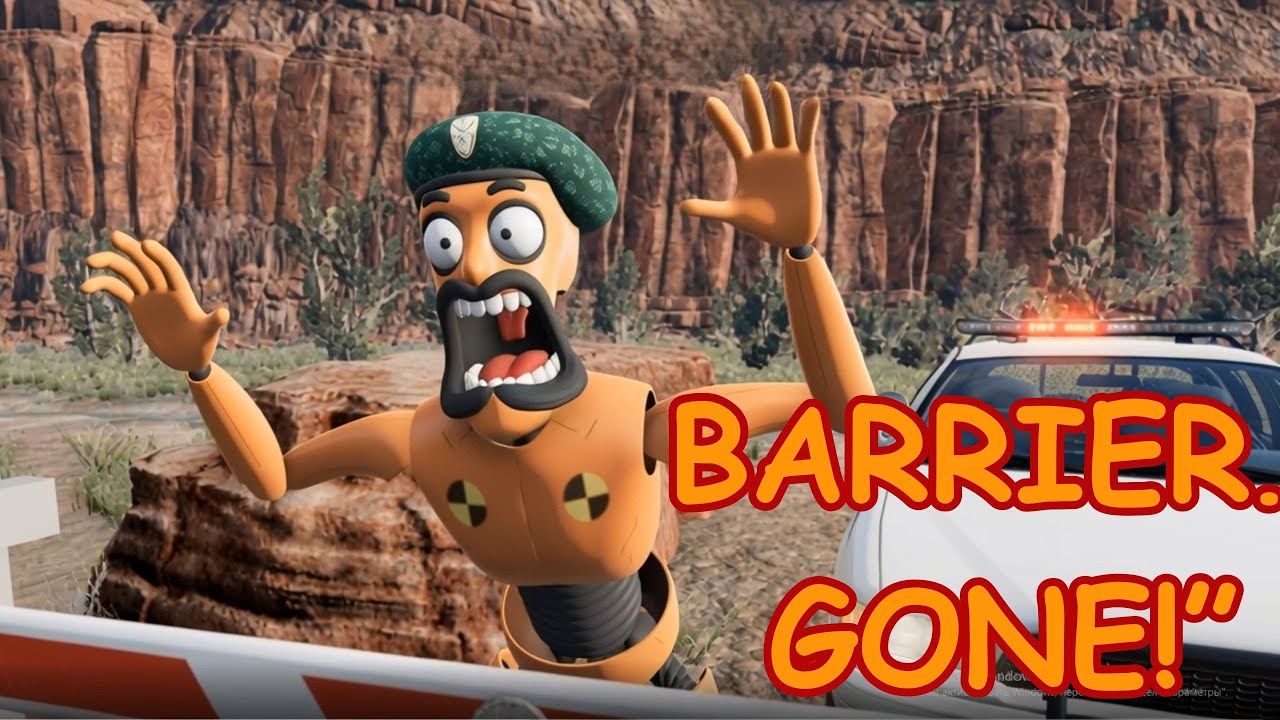 “Slamming into the barrier with NO brakes!”