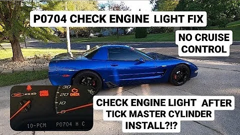 P0704 C5 CORVETTE CHECK ENGINE LIGHT FIX