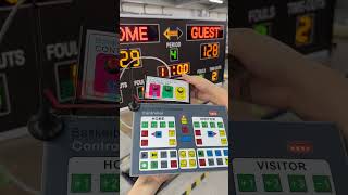PUUSLED Hot Sales LED basketball scoreboard with RF remote control