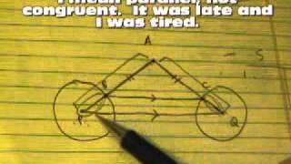 Celebrity Geometry Help: Circles: Proofs with two circles and parallel lines connecting them 1.04 Net Worth