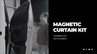 ROLEF Magnetic Front Door Screen & Windshield Curtain Cover for Camper Vans & RVs