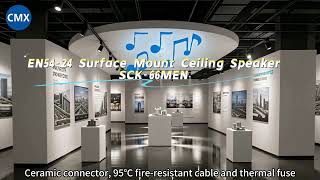 SCK-66MEN  EN54 Surface Mount Ceiling Speaker