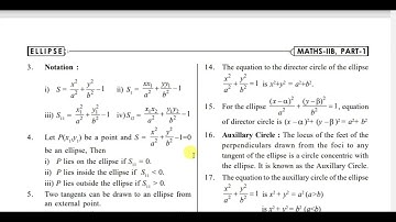 ellipse maths 2b intermediate concept and formuae
