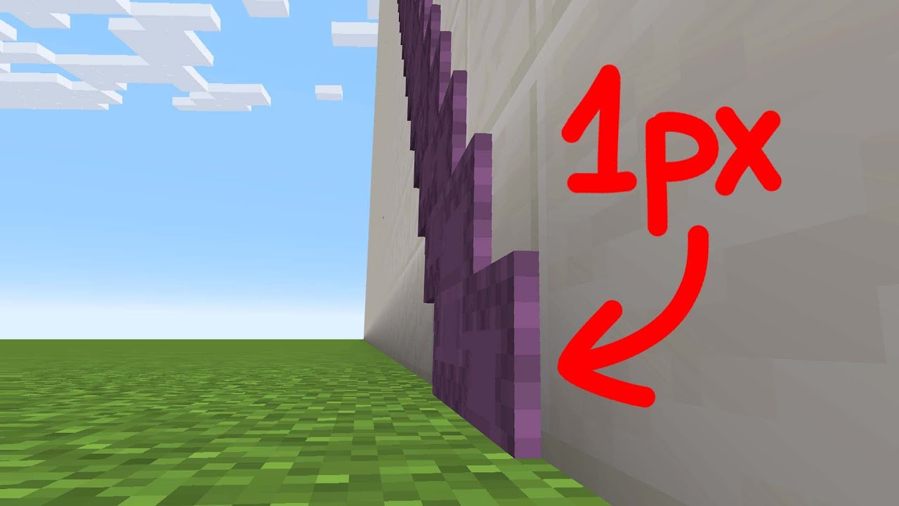 ทำ ส กิน minecraft  Update 2022  thinnest stairs to Y319