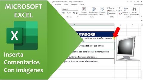 📌 [EXCEL] ¿CÓMO INSERTAR UNA IMAGEN DENTRO DE UN COMENTARIO?