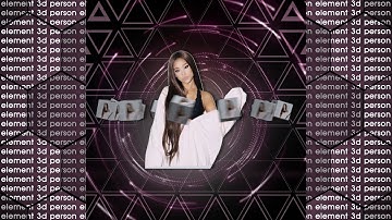 element 3d person + cubes | after effects tutorial