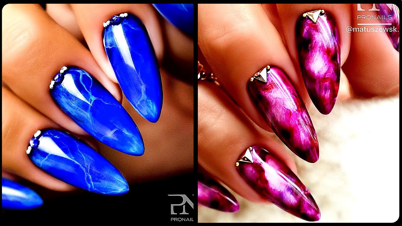 9. Realistic Marble Nail Art Designs - wide 10