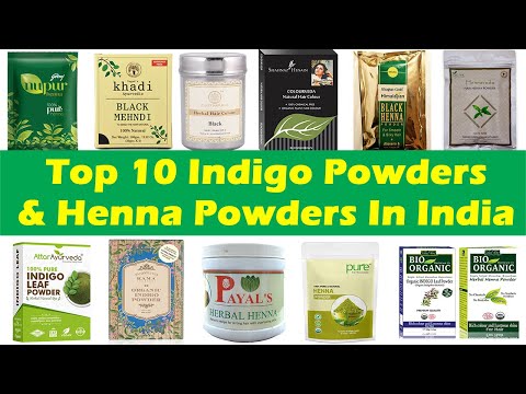 Top 10 Indigo Powder Brands | Which Indigo Powder is Best for Hair?  | White Hair to Black