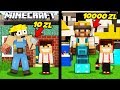 BUDOWNICZY ZA 10 ZŁ VS BUDOWNICZY ZA 10000 ZŁ W MINECRAFT! || MINECRAFT PRESTIŻ