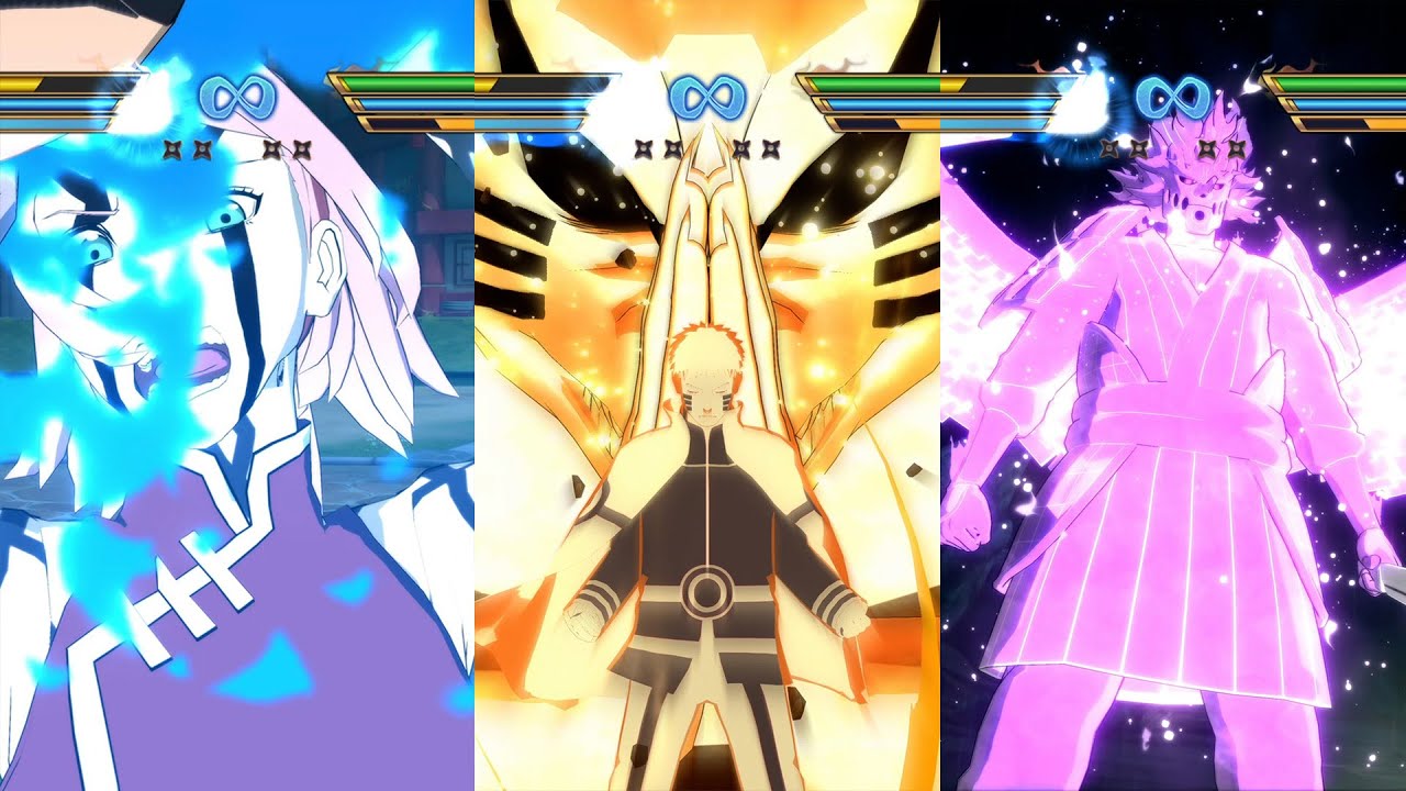 All Awakening & Transformations in Naruto Storm Connections