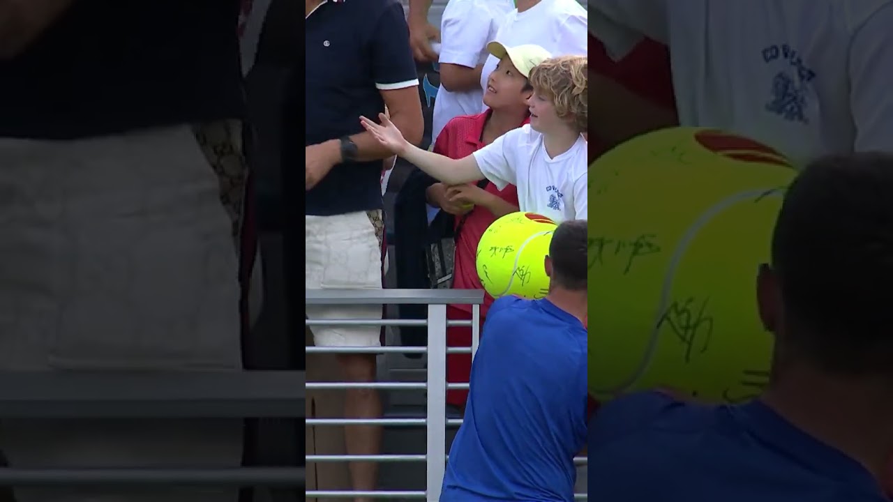 CEO Steals Cap from Kid at Tennis Game?! 😳 