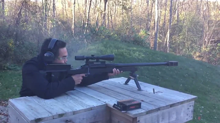 Big Fifty! .50 BMG Armalite AR 50 Single Shot Bolt Action Rifle