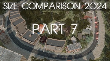 Size Comparison 2024 (Part 7) 4K 60FPS 3D